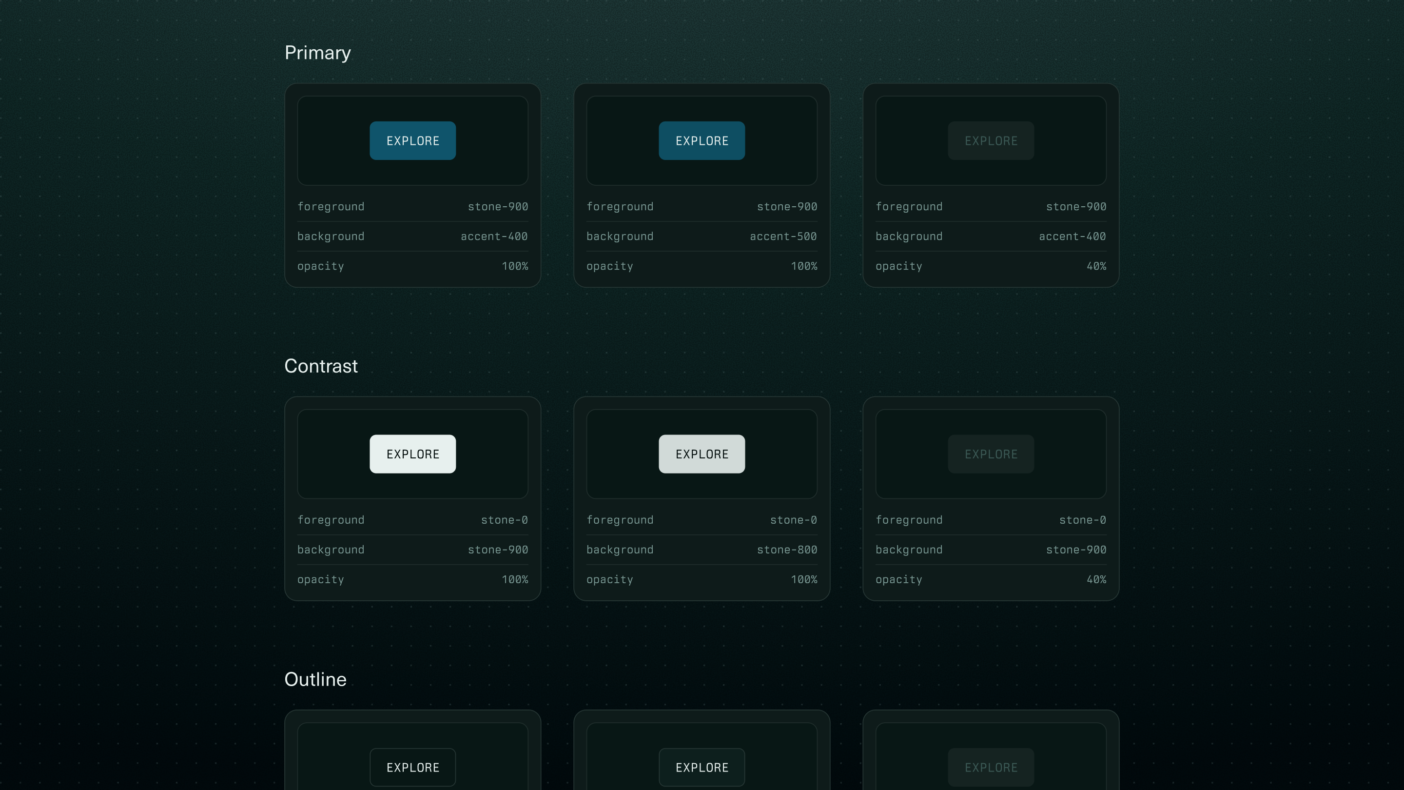 Vesper component close-up 2 of 5 — states and variants in depth.